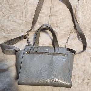 Fossil gray handbag
